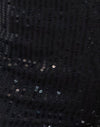 Drape Mini Sequin Black