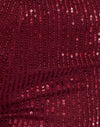 Drape Mini Sequin Maroon