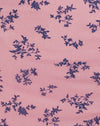 Pink Navy Botanist Flocking Evilia