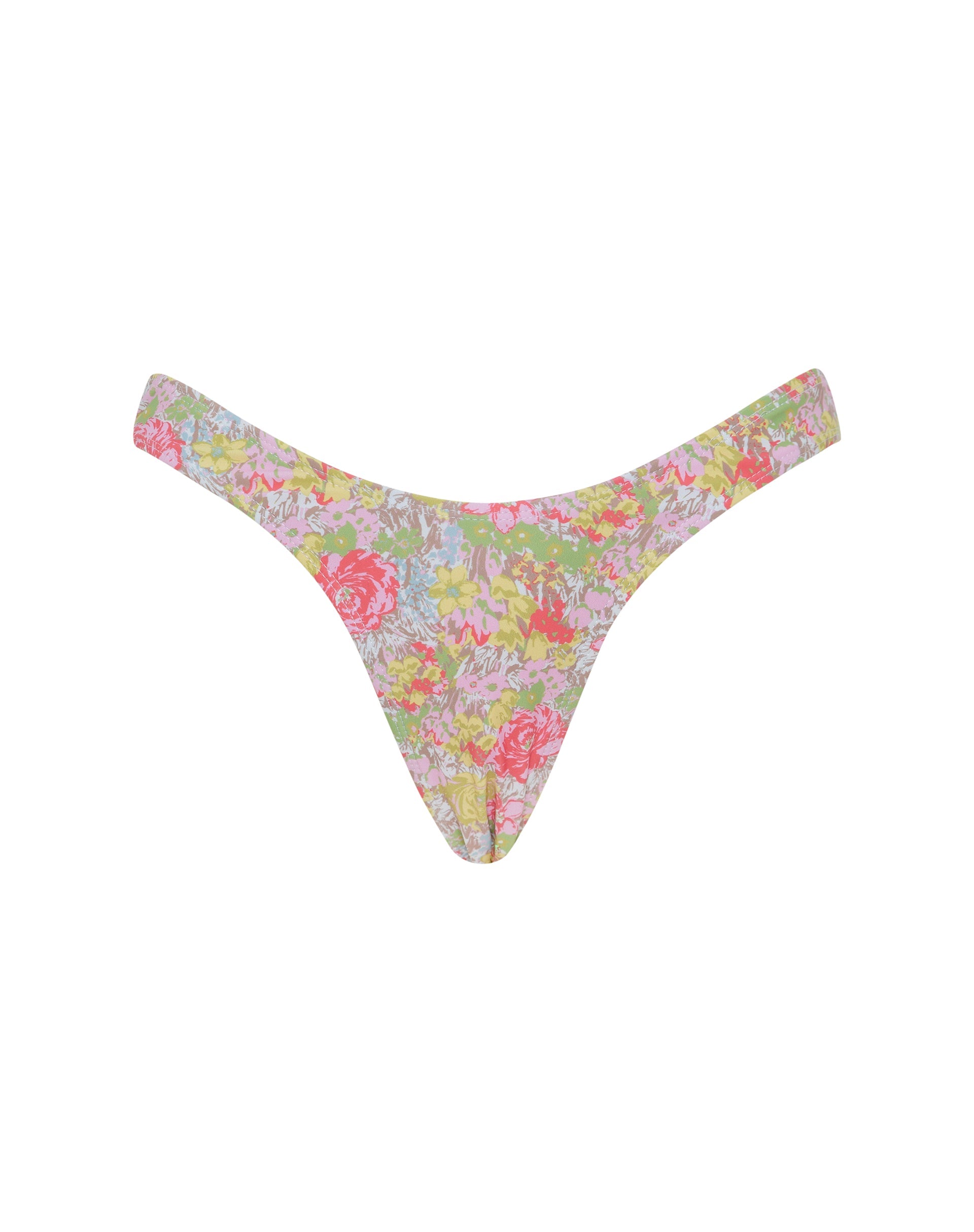 Afbeelding van Farida Bikinibroekje in Roze Abstract Bloemig Swim