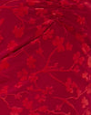 Grunge Floral Flock Red