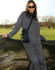 beeld van Benton Wide Leg Jogger in Beluga Grey