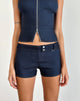 Image of Jarli Hot Pants in Chambray Denim