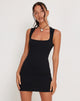 beeld van Jinsuen Bodycon Mini Dress in Black