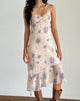 Image of Kamala Midi Dress in Wild Rose Blue