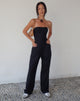 beeld van MOTEL X JACQUIE Kyaria Bandeau Jumpsuit in Zwart