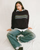 Image of Lamees Jumper in Brown Knit with Stripe