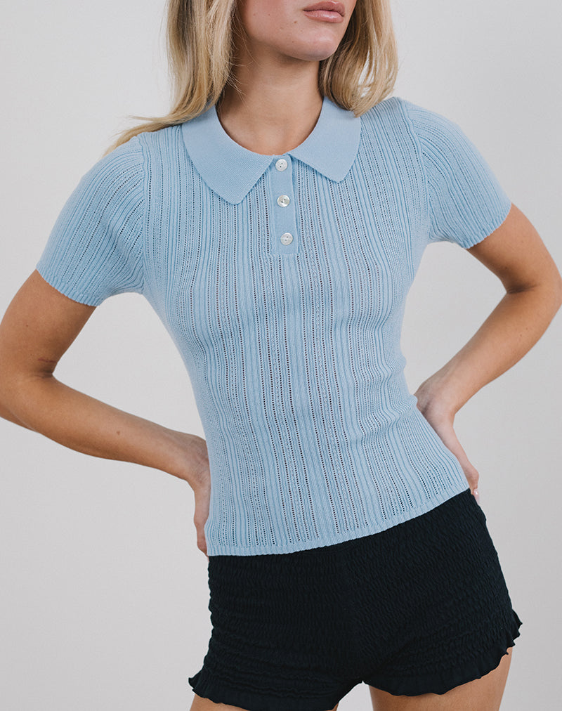 Image of Lynetta Top in Baby Blue