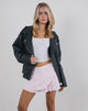 Image of Monana Wrap Mini Skirt in Light Pink