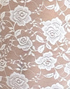 Ivory Big Rose Lace