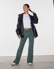 Afbeelding van MOTEL X OLIVIA NEILL Bootleg Jeans in Cord Green