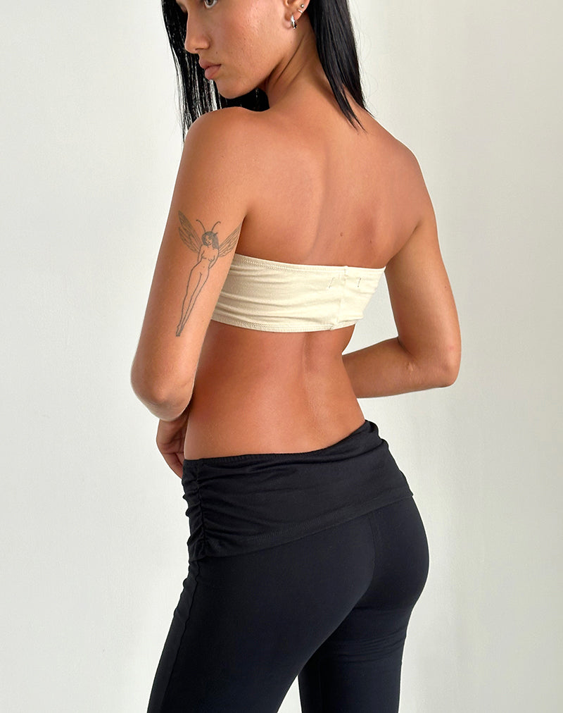 image of Nabel Micro Tube Top in Coconut Milk