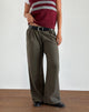 Image of Nailaka Tailored Trouser in Dark Taupe