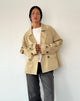 Afbeelding van Narto Boxy Trench Jacket in Tan