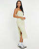 afbeelding van Nosita Midi Dress in Sage Check