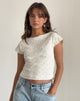 Image of Nova Top in Crinkle Ivory