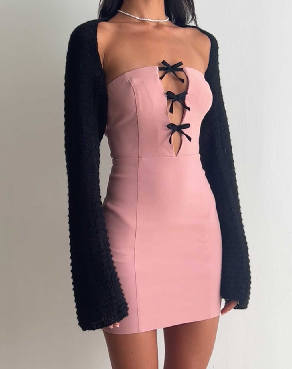 Novara Mini Dress in Roze