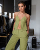 afbeelding van MOTEL X OLIVIA NEILL Arun Vlinder Top in Tailoring Seafoam Green