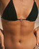 Image of Pami Bikini Top in Black with Heart Bead