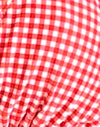 Red Gingham with Bows