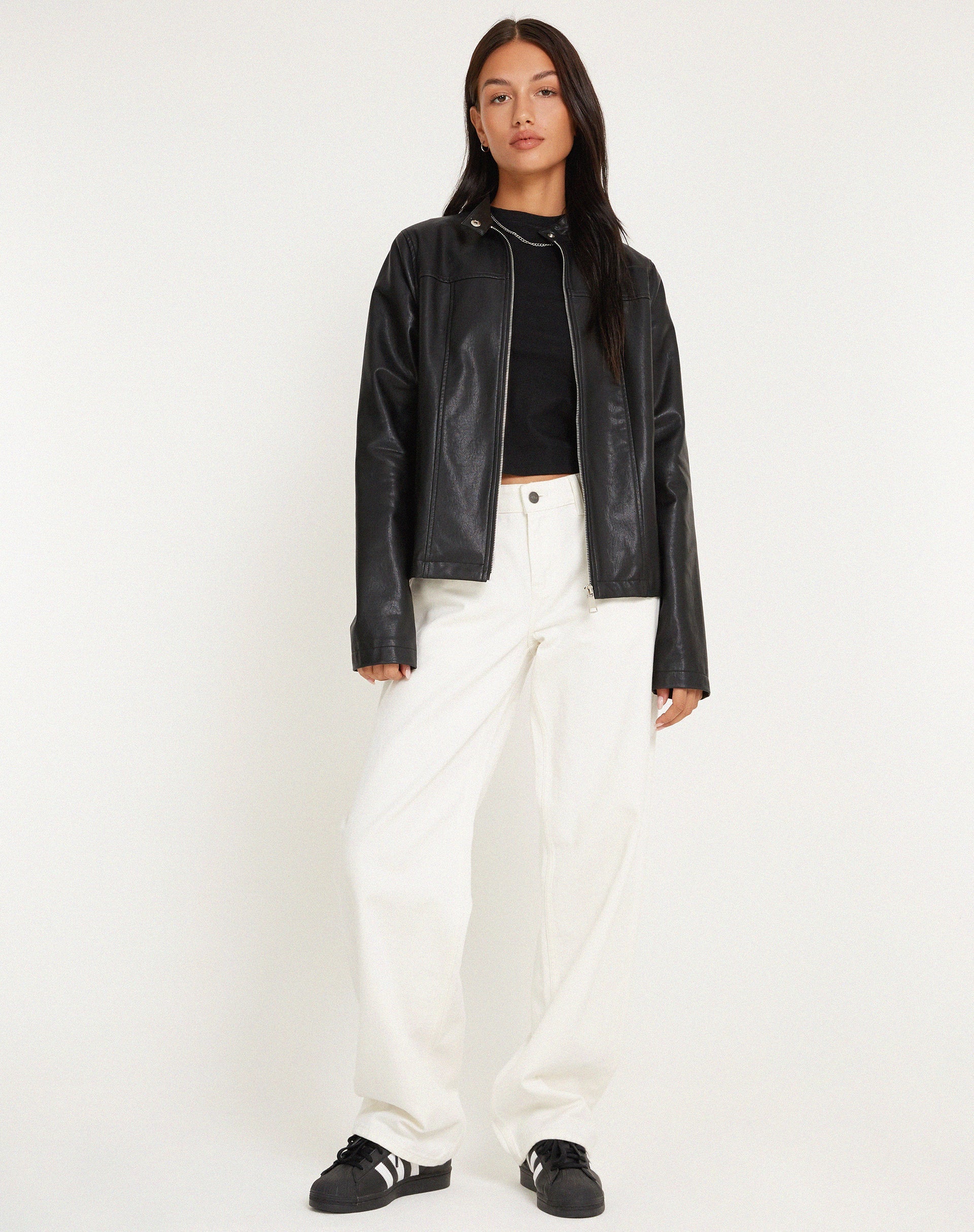 afbeelding van MOTEL X BARBARA Low Rise Parallel Jeans in True White