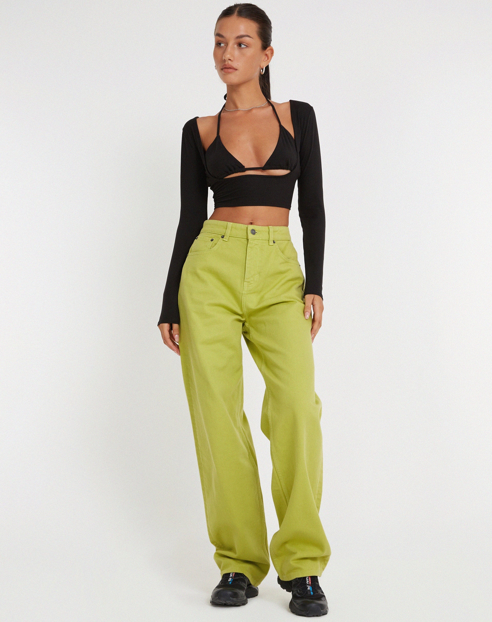 afbeelding van Parallel Jeans in Green Oasis