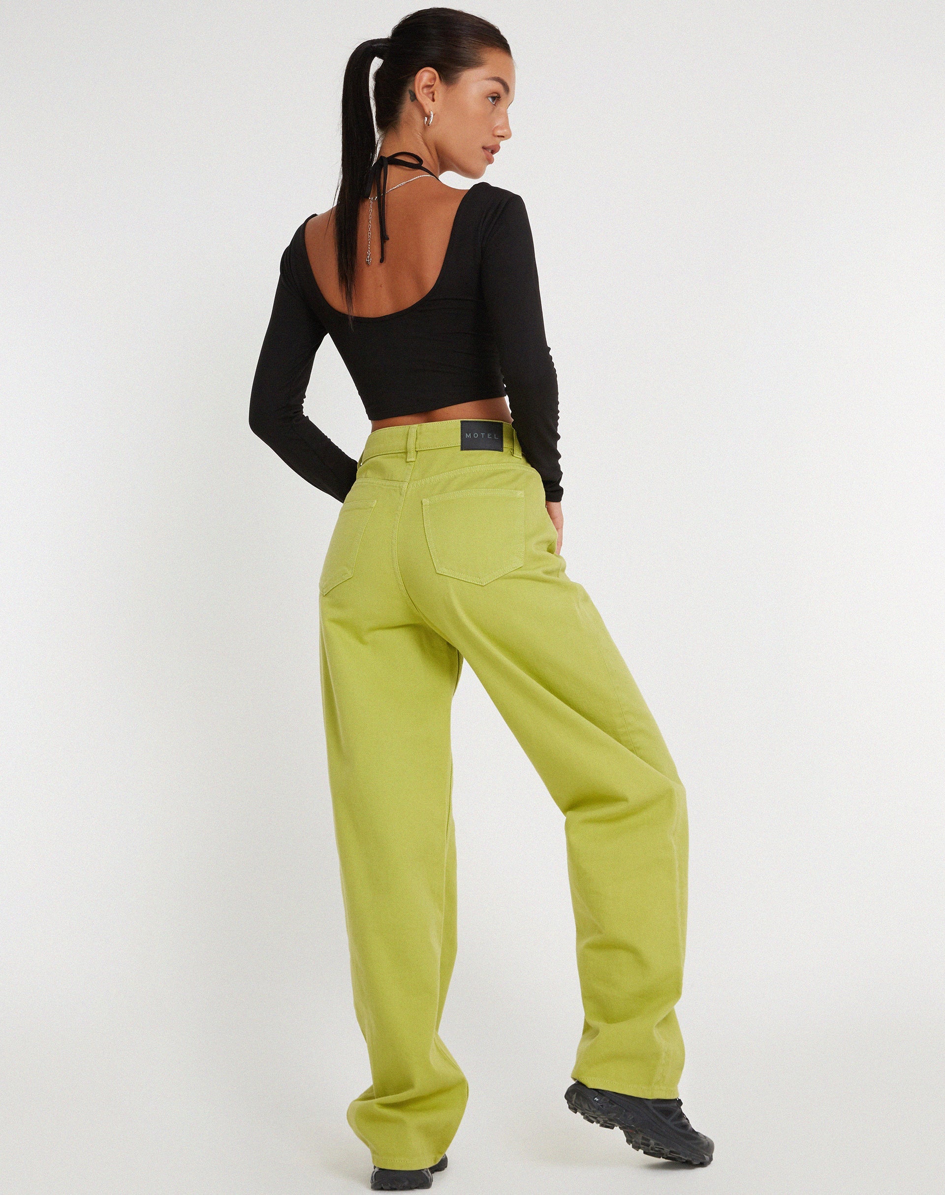 afbeelding van Parallel Jeans in Green Oasis