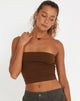 afbeelding van Shae Bandeau Top in Cocoa