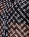 Diagonaal Dogtooth Zwart en Tan