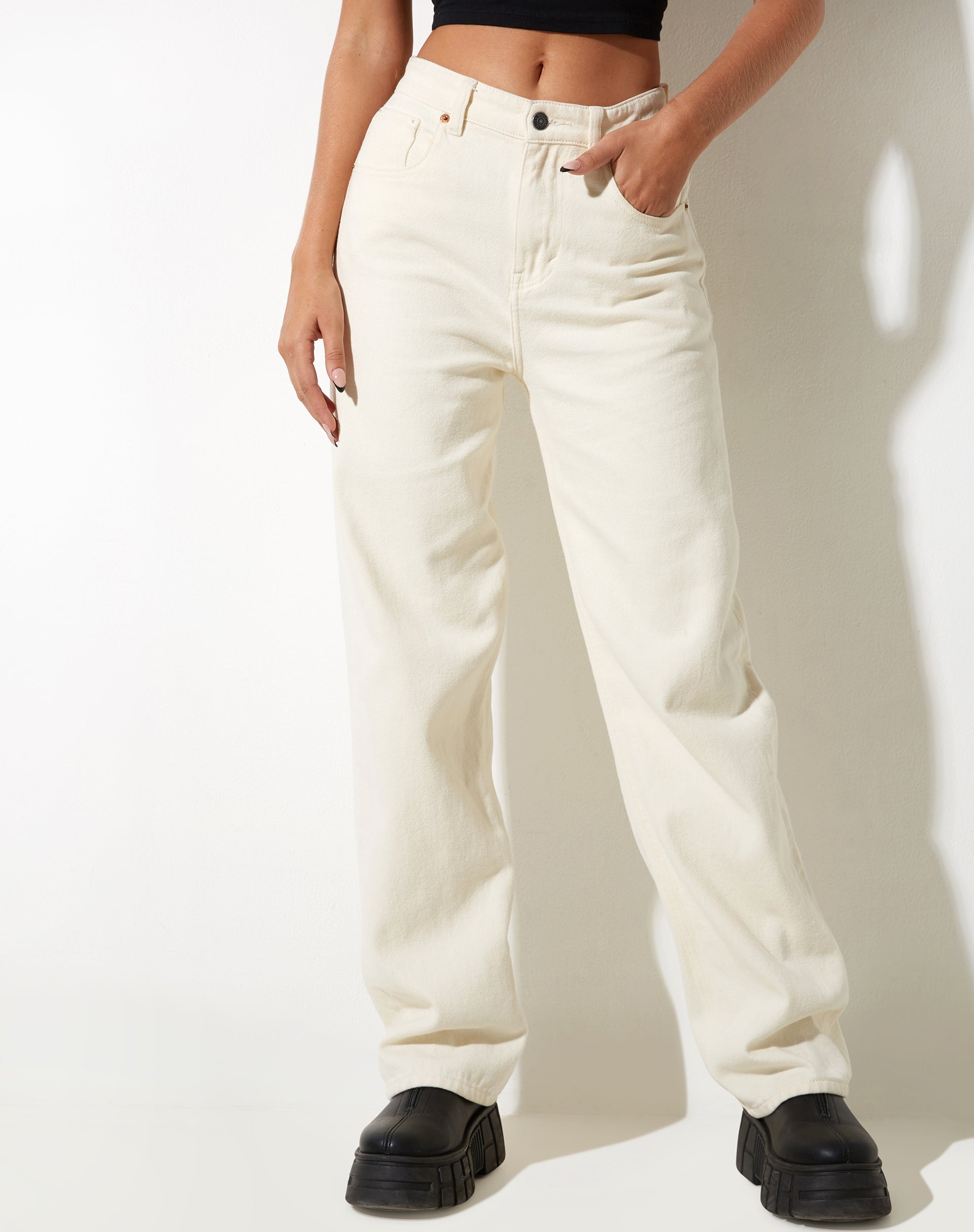 afbeelding van Parallel Jeans in Buttermilk