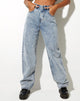 Afbeelding van Parallel Jean in Acid Blue Wash