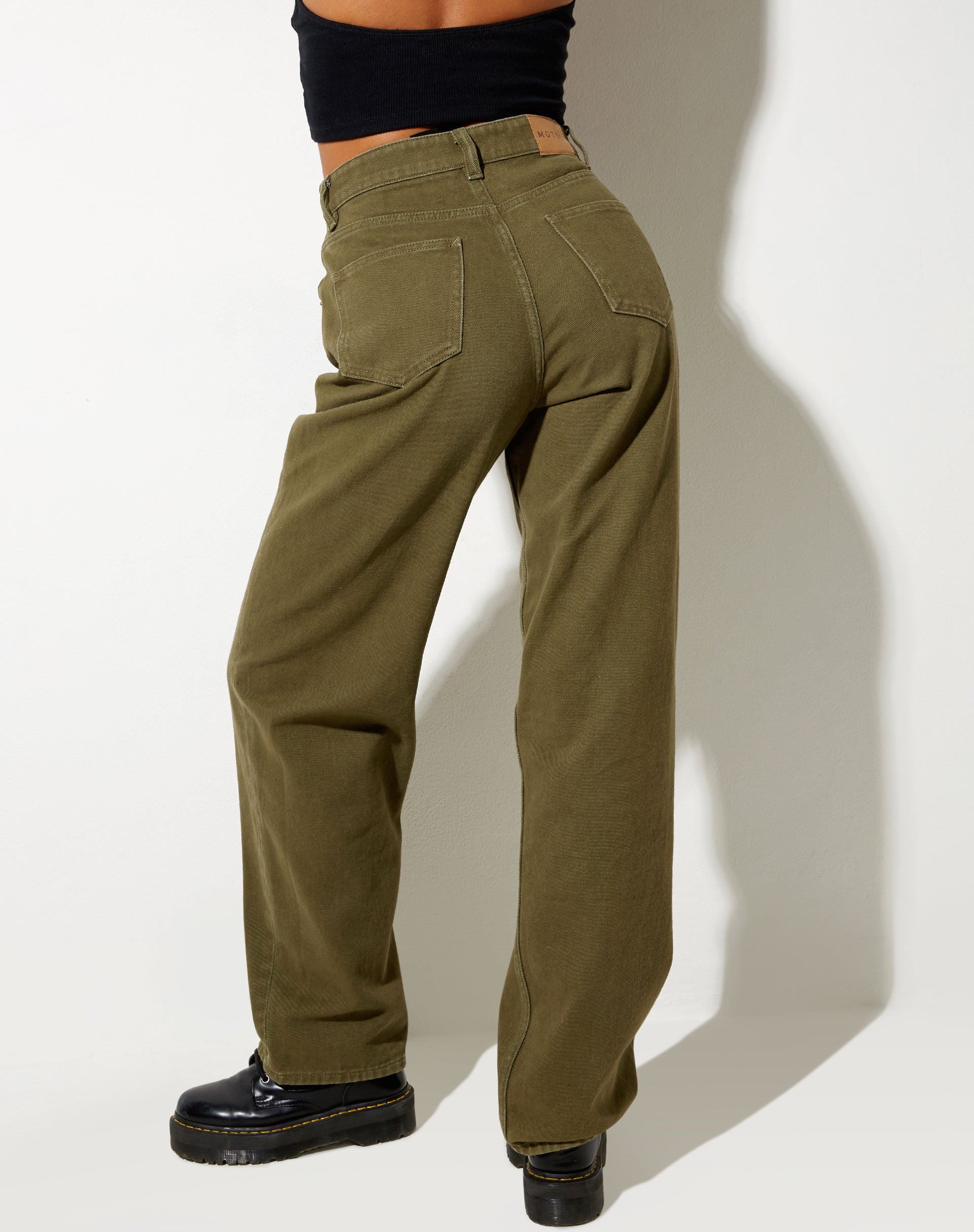 Afbeelding van Parallel Jeans in Khaki Groen