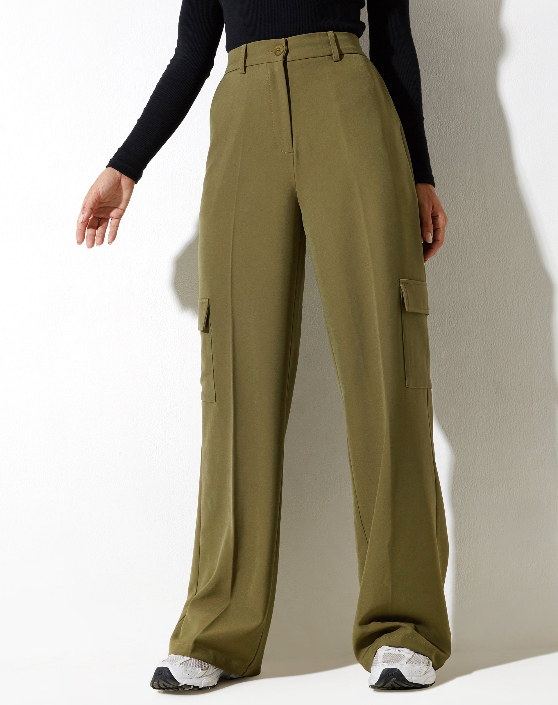 image of Abba Trouser in Cargo Pocket Olive