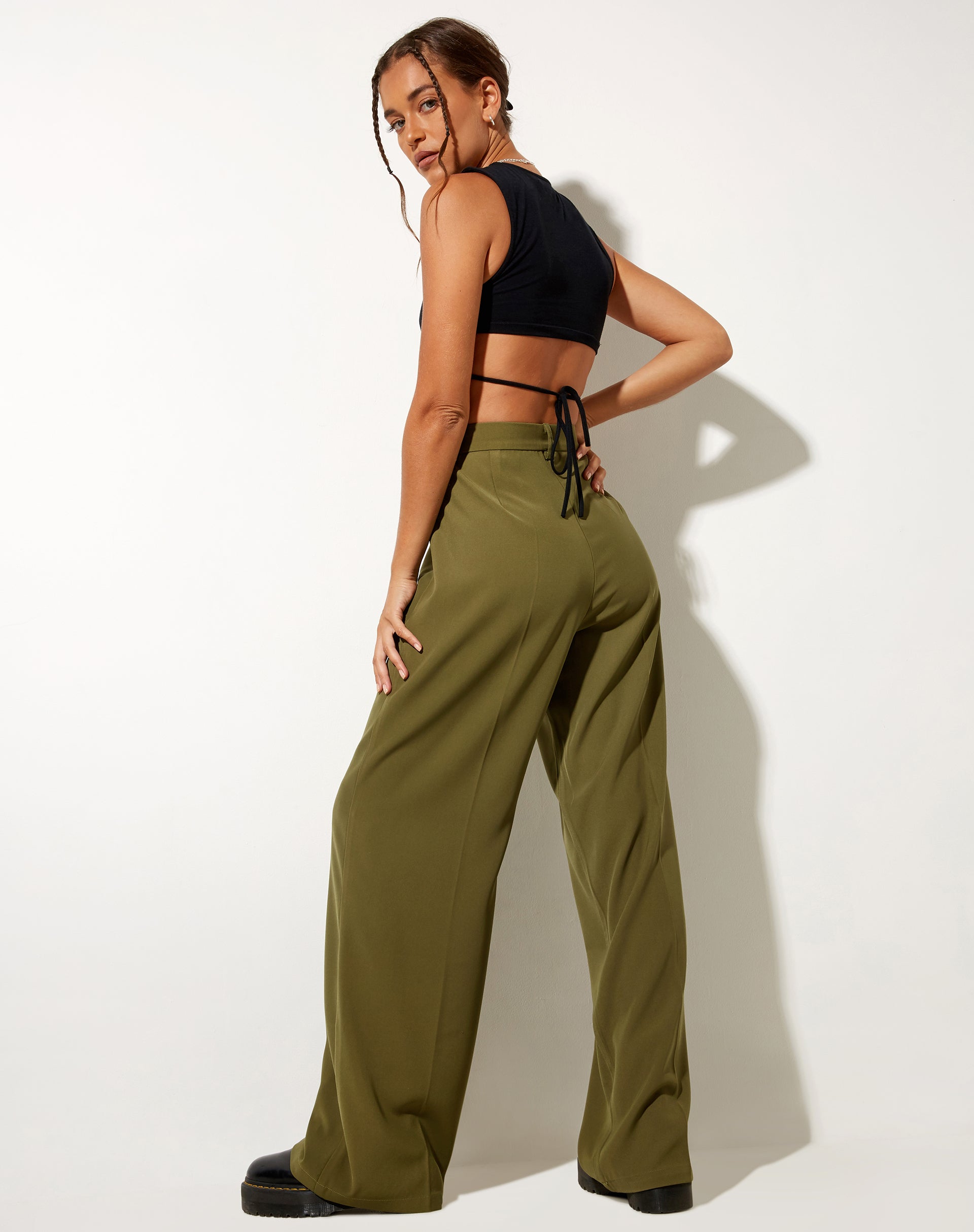 Image of Abba Trouser in Tailoring Khaki