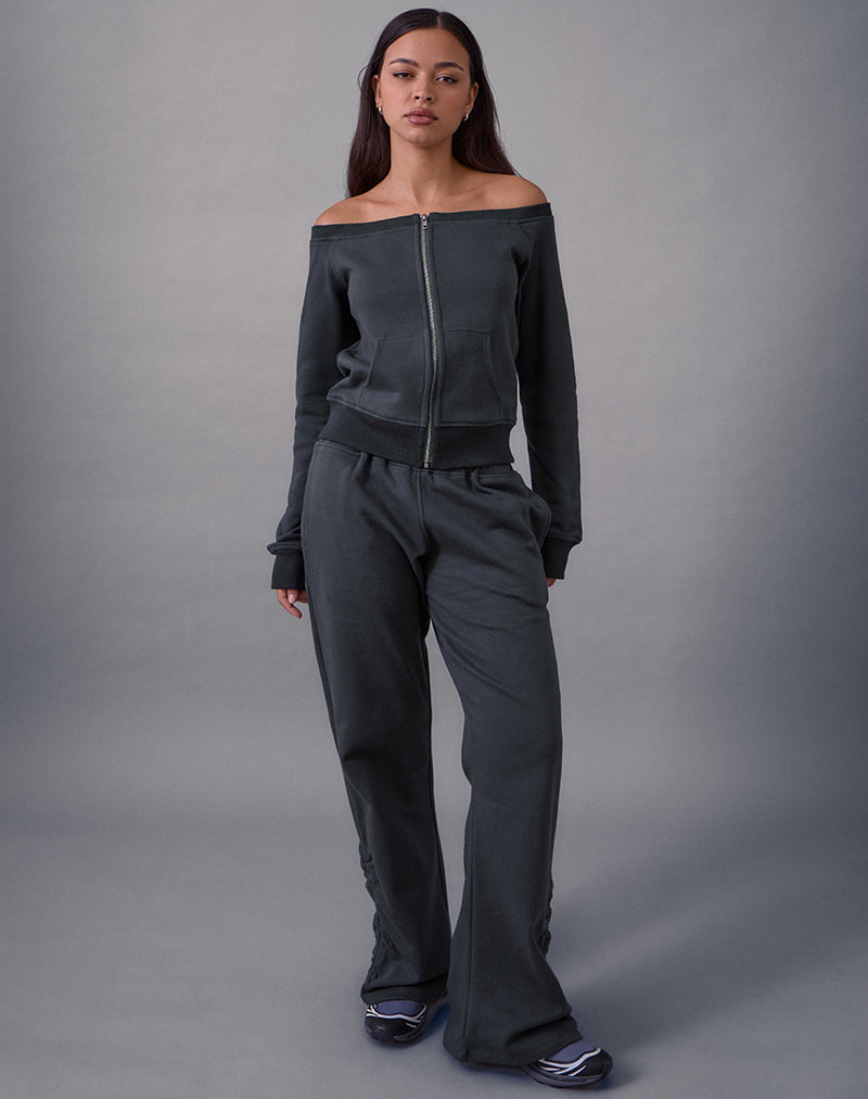 Airazo Bardot Sweater in Beluga Grey