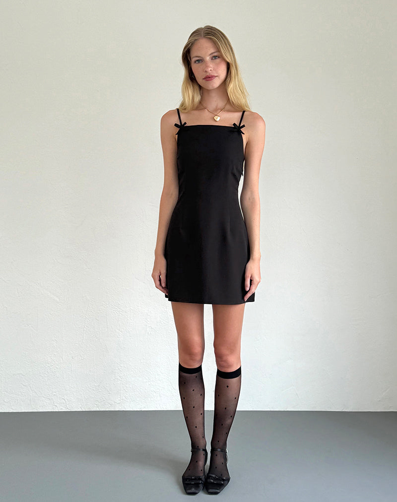 Image of Aketi Mini Dress in Black