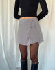 Image of Keira Mini Wrap Skirt in Chiffon Lilac Grey