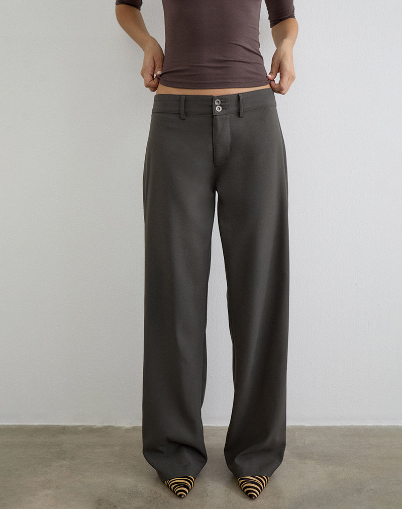 Calza Trouser in Tailoring Warm Grey
