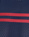 Airtex Navy with Red Stripe