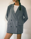 Image of Ardea Double Breasted Blazer in Charcoal Tailoring