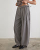 Image of Arden Tie Waist Trouser in Tailoring Grey