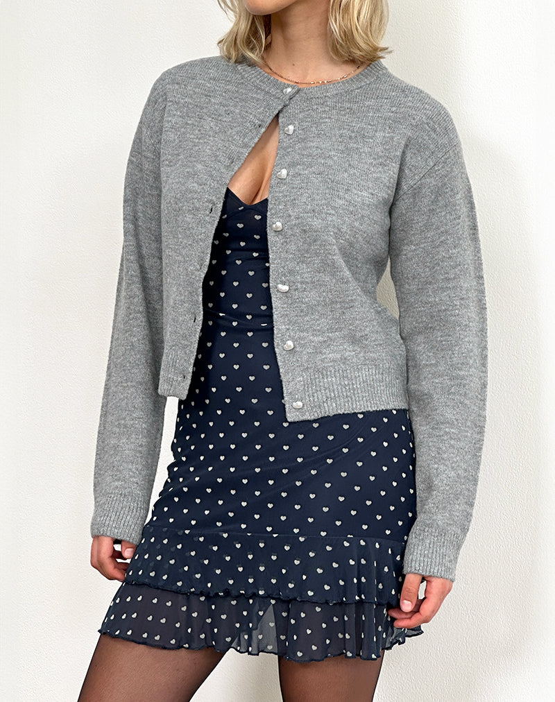 Aura Cardigan in Dusty Grey