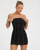 IMAGE OF Livadia Mini Dress in Black