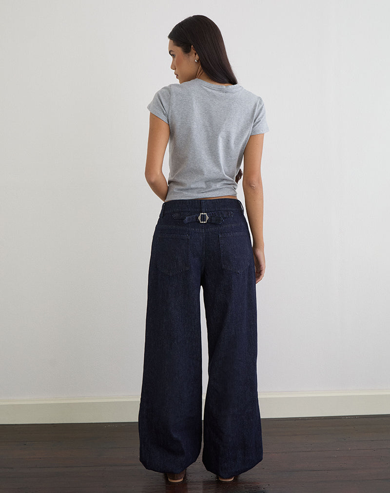 Image of Banaran Balloon Trouser in Chambray Indigo