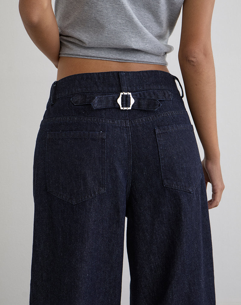 Image of Banaran Balloon Trouser in Chambray Indigo