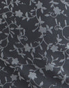 Pretty Petal Flock Dark Grey