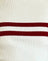 Ivory with Red Stripe