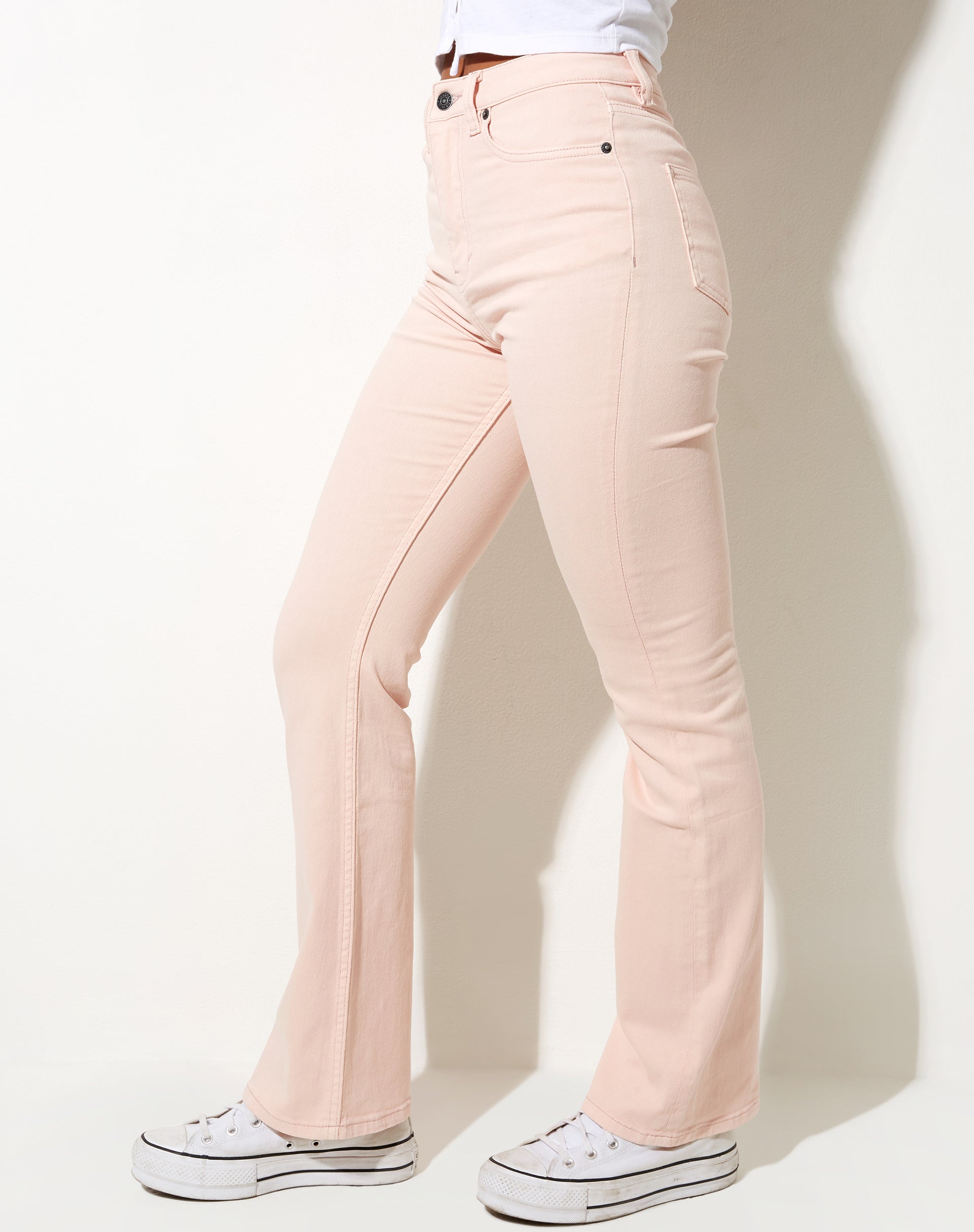 Image of Bootleg Jeans in Blush