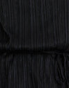 Chiffon Plisse Black with Lining