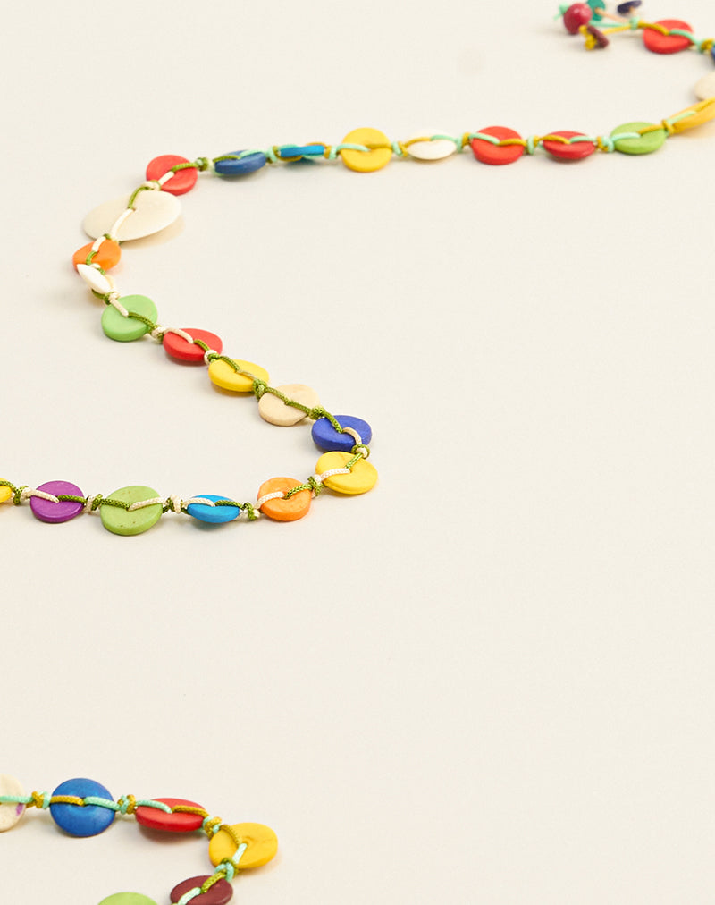 Button Belt in Multicolour